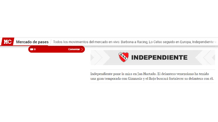Mientras Boca duerme en los laureles, otro grande de Argentina podría ganarle la pulseada por Hurtado