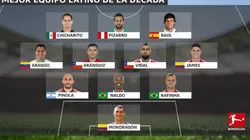 El mejor once latino de la década de la Bundesliga