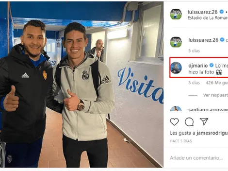 Luis Suárez troleó a youtuber para sacarse una foto con James