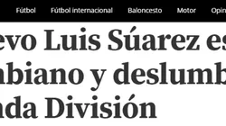 Mundo Deportivo: "El nuevo Luis Suárez es colombiano"