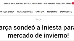 Barcelona intentó fichar a Iniesta ¡en el último mercado de pases!