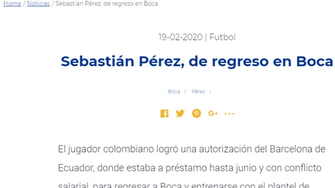 Boca sumó un refuerzo que nadie vio venir