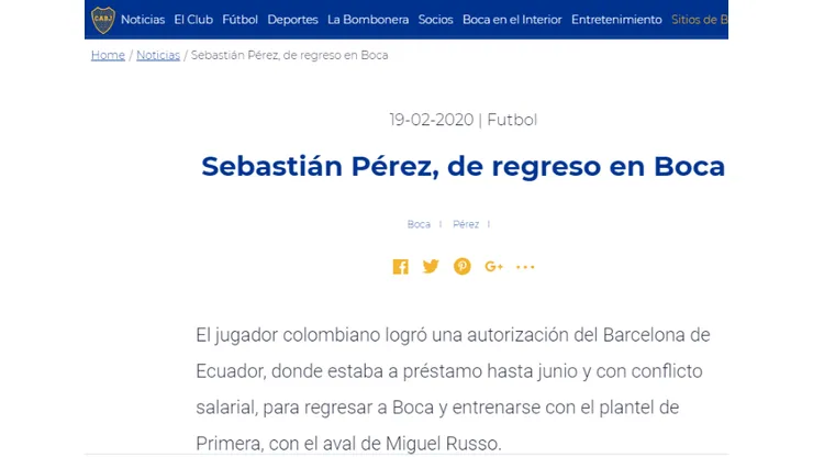 Boca sumó un refuerzo que nadie vio venir