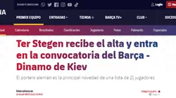 Con la vuelta de Ter Stegen, Barcelona sacó su lista de convocados