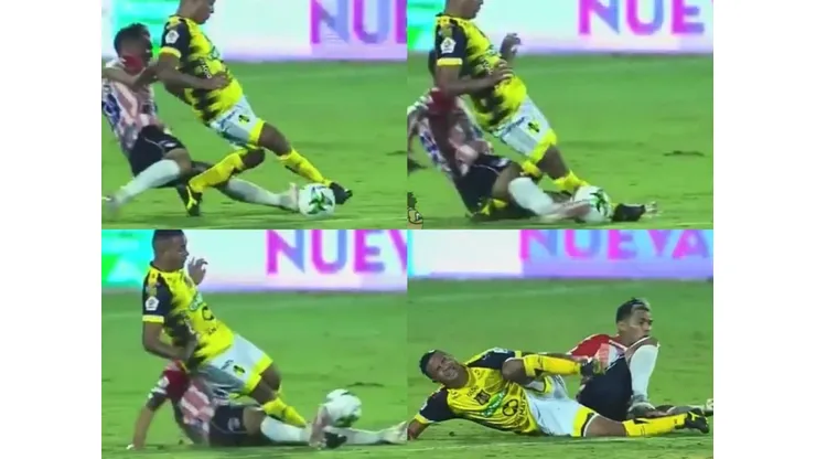 Video: así fue la brutal patada de Teo Gutiérrez que lesionó a Macnelly Torres