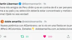 Martin Liberman lanza dardo a Carlos Zambrano tras presunto acto de indisciplina