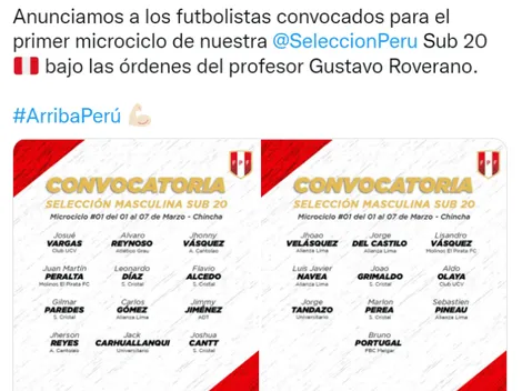Roverano realizó su primera convocatoria para microciclo de la Selección Sub-20