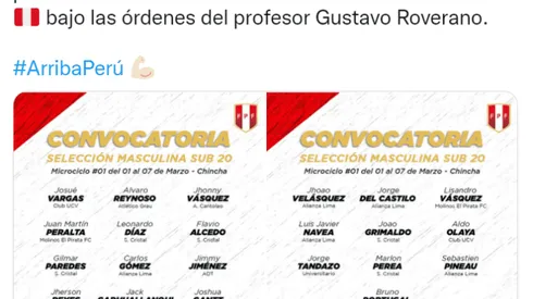 Roverano realizó su primera convocatoria para microciclo de la Selección Sub-20