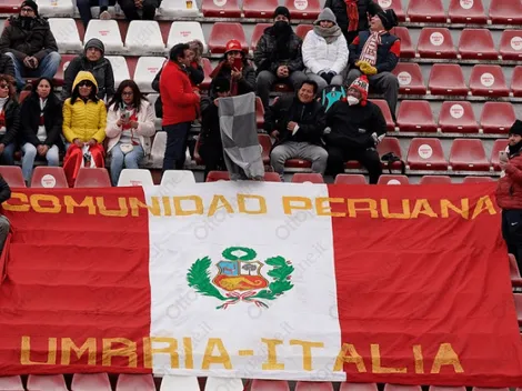 Hinchada peruana alentó a Lapadula en duelo entre Benevento vs. Perugia