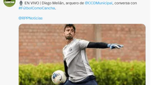 Diego Melián: "Pensar en la Selección Peruana sería un atrevimiento"