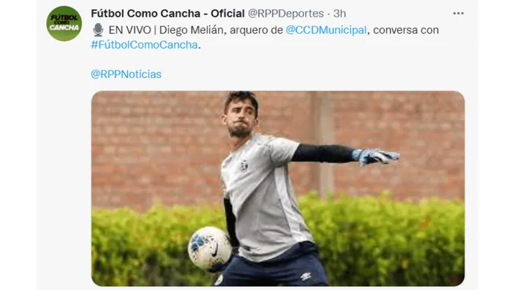 Diego Melián: "Pensar en la Selección Peruana sería un atrevimiento"