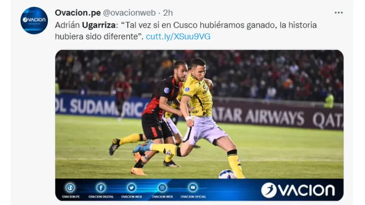 Ugarriza: “Su hubiéramos ganado en Cusco, la historia hubiera sido diferente”