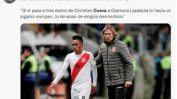 Christian Cueva es tendencia en Twitter por similitud de la asistencia de Modric con Real Madrid