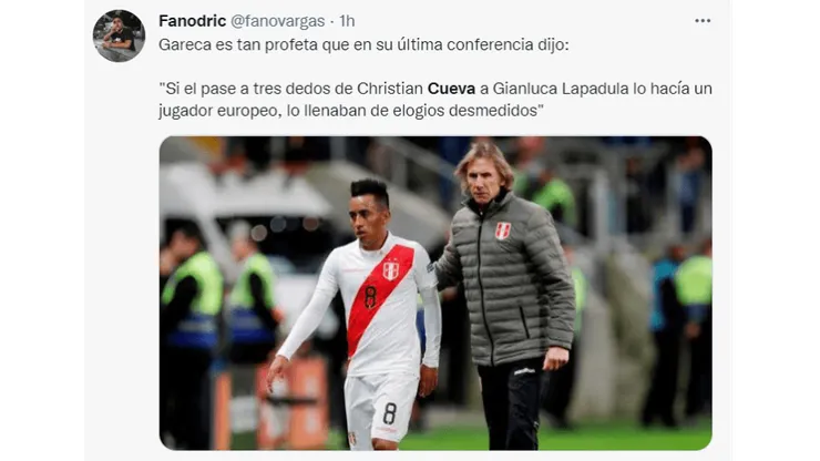 Christian Cueva es tendencia en Twitter por similitud de la asistencia de Modric con Real Madrid