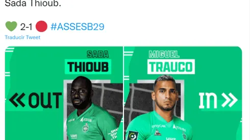 Con Miguel Trauco, Saint-Étienne venció 2-1 al Brest y salió de la zona de descenso