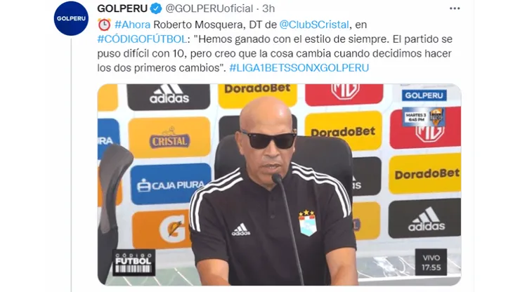 Roberto Mosquera: "Este grupo merece más triunfos porque ha sido muy golpeado"