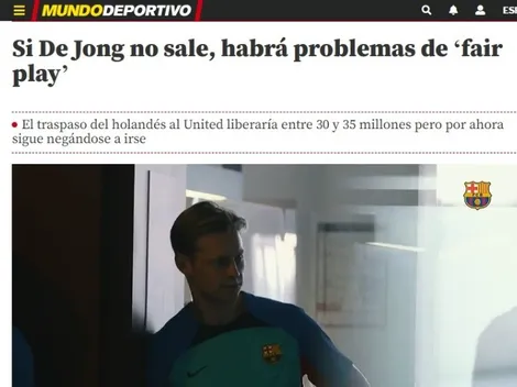 Duras consecuencias para Barcelona en caso de no poder vender a De Jong