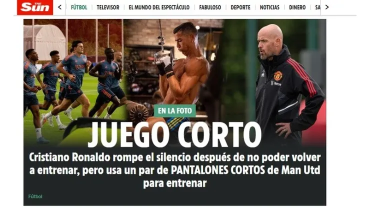 Cristiano Ronaldo, encerrado
