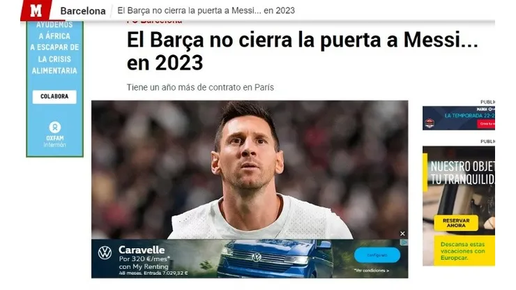 Messi y Barcelona, un sueño que tiene fecha, hora y condiciones
