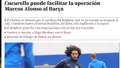 Barcelona, a la espera del choque Guardiola vs. Tuchel