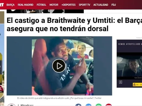 Barcelona declara la guerra a Braithwaite y Umtiti