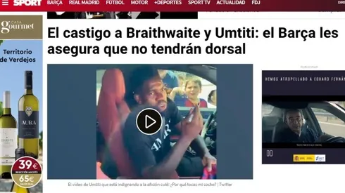 Barcelona declara la guerra a Braithwaite y Umtiti