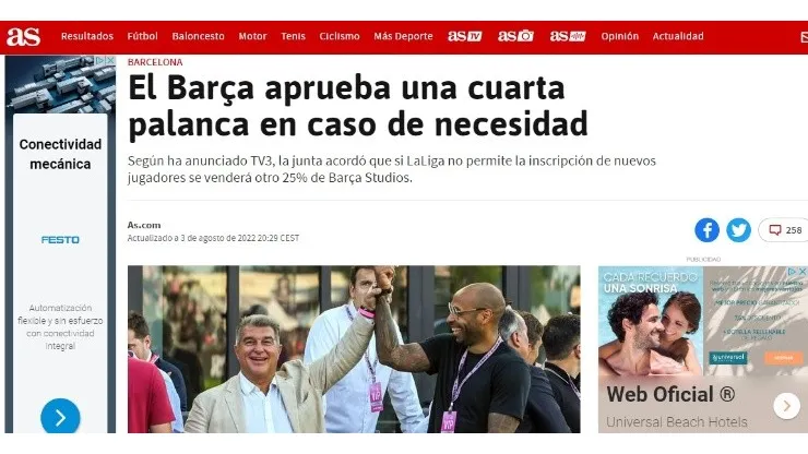 ¿Más palancas en Barcelona?