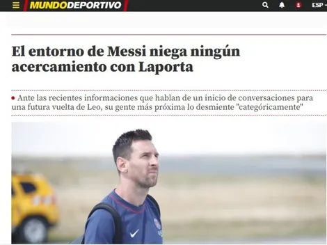El entorno de Lionel Messi 'niega' a Joan Laporta