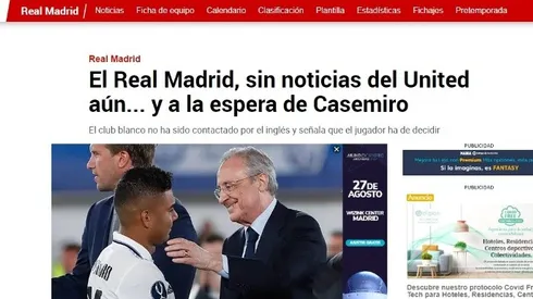 La barbaridad que ofrece Manchester United a Casemiro