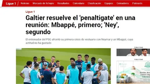 Galtier mete mano en la crisis Neymar-Mbappé del PSG