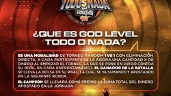 God Level Todo o Nada 2022: ¿qué premios ganará el campeón?