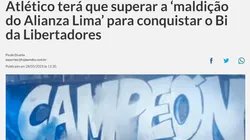 Medios brasileños asustados por la famosa Maldición de Alianza