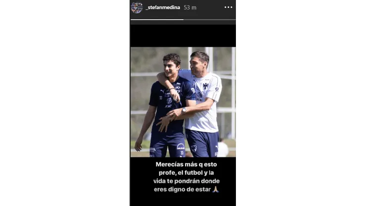 La afectuosa despedida de Stefan Medina a Alonso en las redes sociales