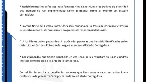 Oficial: las medidas de Querétaro luego de la sanción