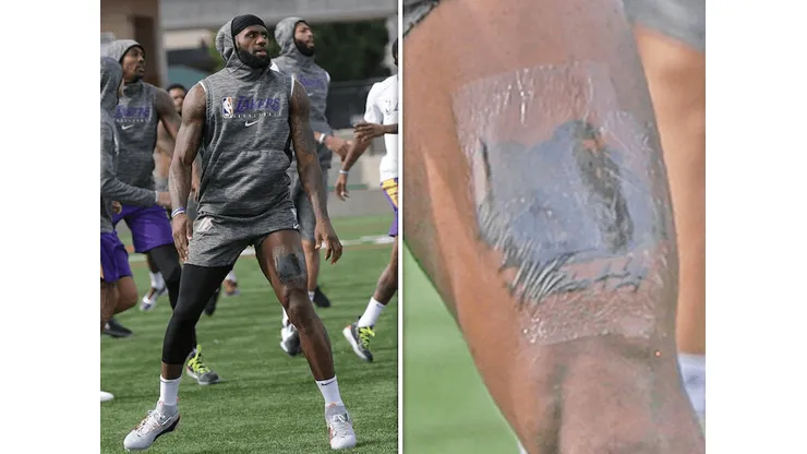 Mamba 4 Life: el tatuaje de LeBron James para recordar a Kobe Bryant