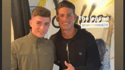 Y por fin llegó: la primera imagen de James Rodríguez desde Inglaterra