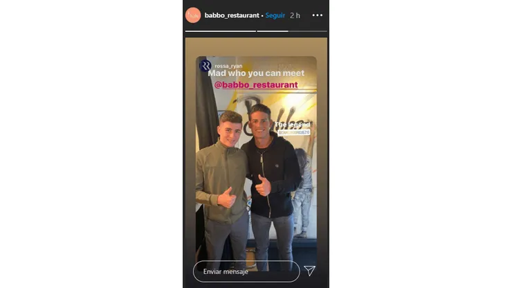 Y por fin llegó: la primera imagen de James Rodríguez desde Inglaterra