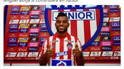 Se adelantaron los Reyes Magos y Miguel Borja se queda con el Junior