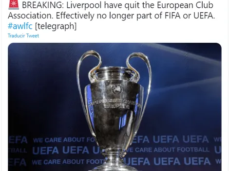 Superliga: Liverpool fue más allá ¡y ya renunció a la FIFA y a la UEFA!
