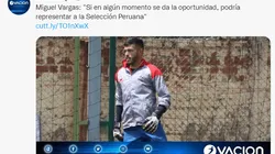 Manuel Vargas sueña con ser llamado a la Selección Peruana