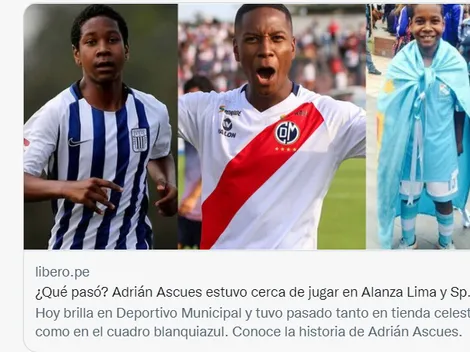 Ex Alianza Lima y Sporting Cristal que brilla en la Liga 1: "No me tomaron en cuenta"