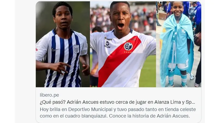 Ex Alianza Lima y Sporting Cristal que brilla en la Liga 1: "No me tomaron en cuenta"