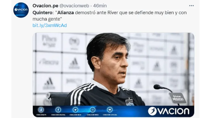 El DT de Colo-Colo destacó la mejor faceta de Alianza Lima: "Lo demostró ante River Plate"