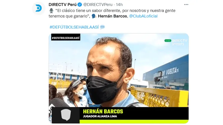 Hernán Barcos: "Por nosotros y nuestra gente tenemos que ganar el clásico"