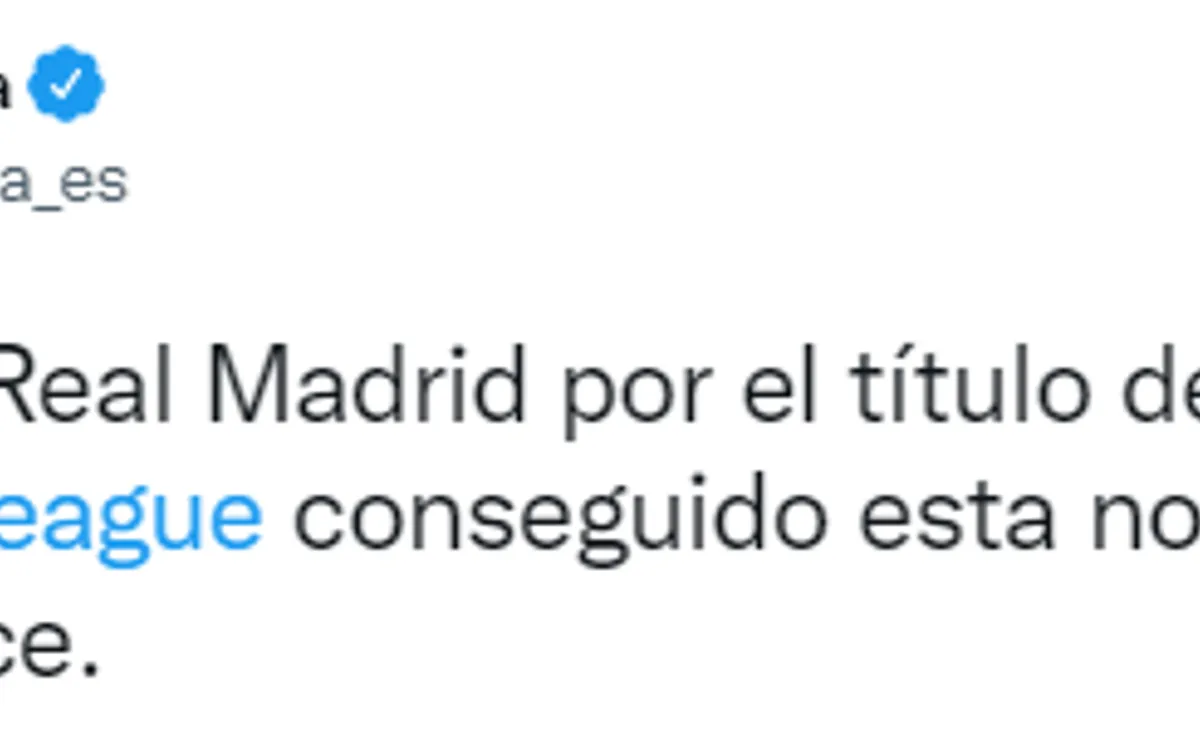 Barcelona felicitó a Real Madrid por el título en la Champions League ...