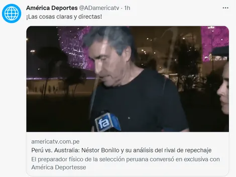 Nestor Bonillo aseguró que ya tienen mapeado a Australia de cara al repechaje
