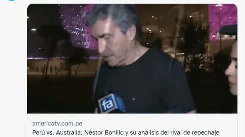 Nestor Bonillo aseguró que ya tienen mapeado a Australia de cara al repechaje