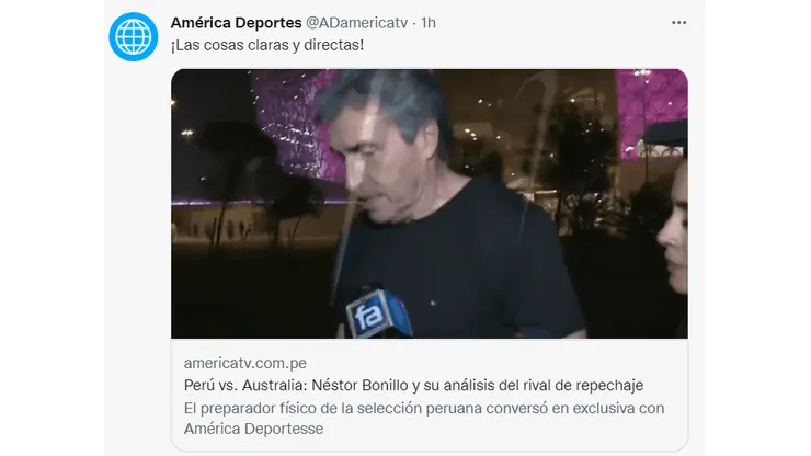 Nestor Bonillo aseguró que ya tienen mapeado a Australia de cara al repechaje