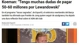 Koeman explota: "Barcelona vive del pasado y del tiki-taka"