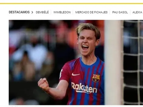 Barça y Manchester United, en manos de Frenkie de Jong